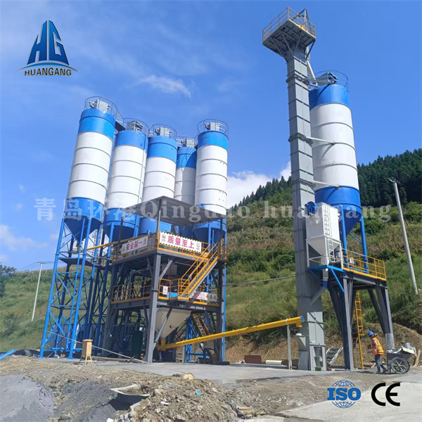 Dry-mixed mortar equipment production line