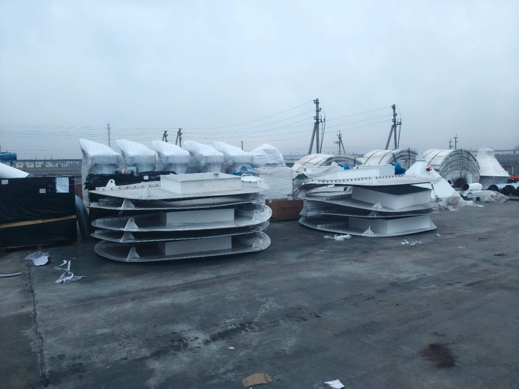 Dry-mixed mortar mixing plant