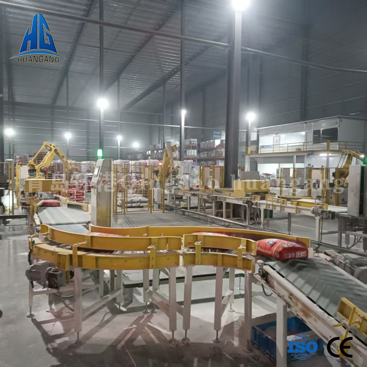 Mechanical hand palletizing