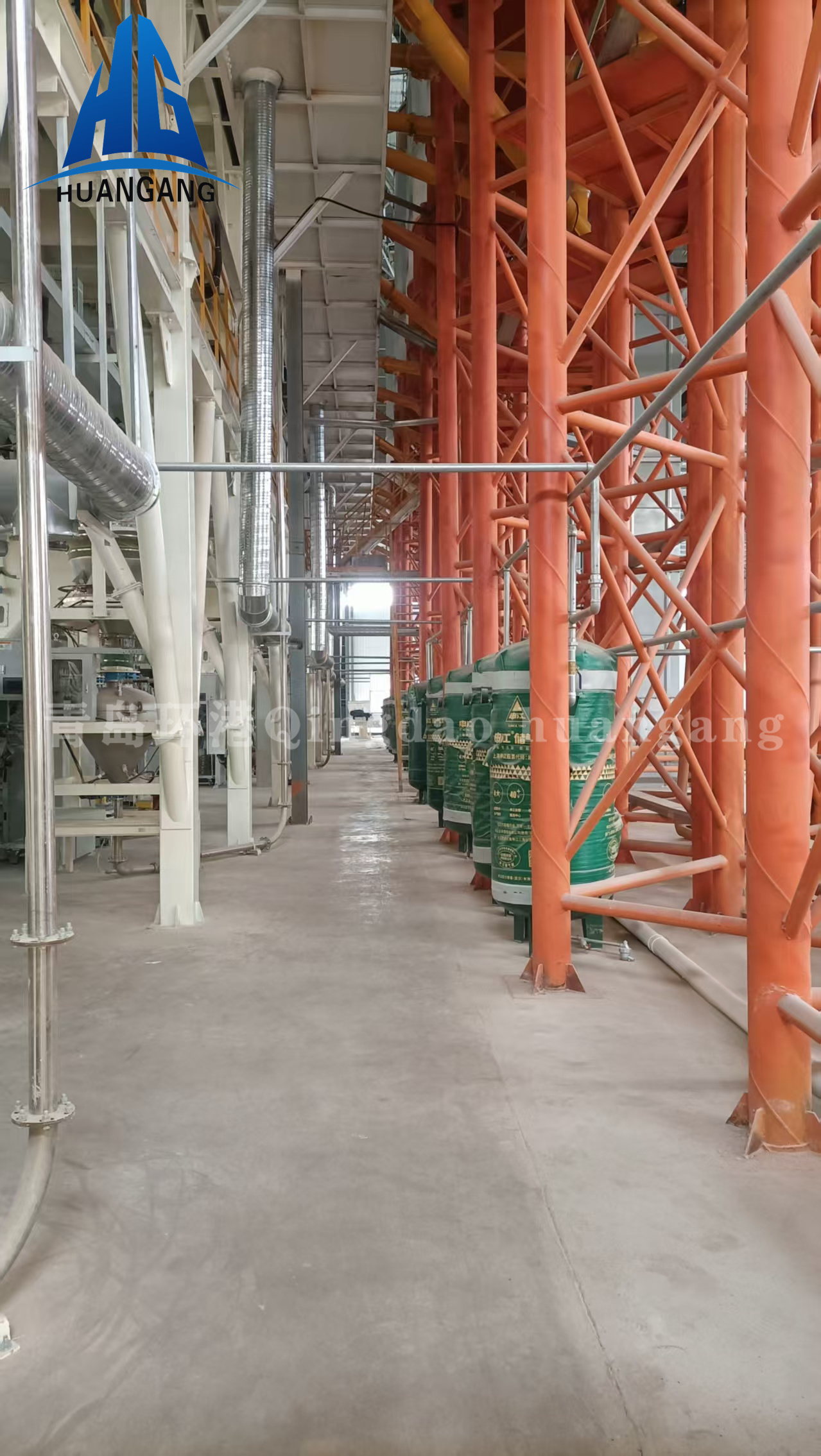 Dry-mixed mortar equipment