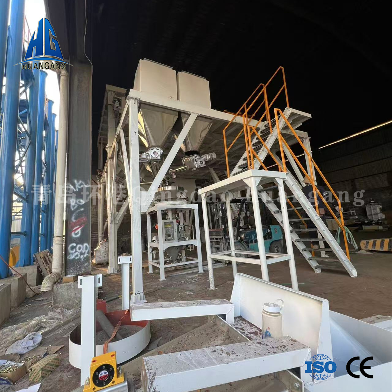 Tile adhesive equipment production line